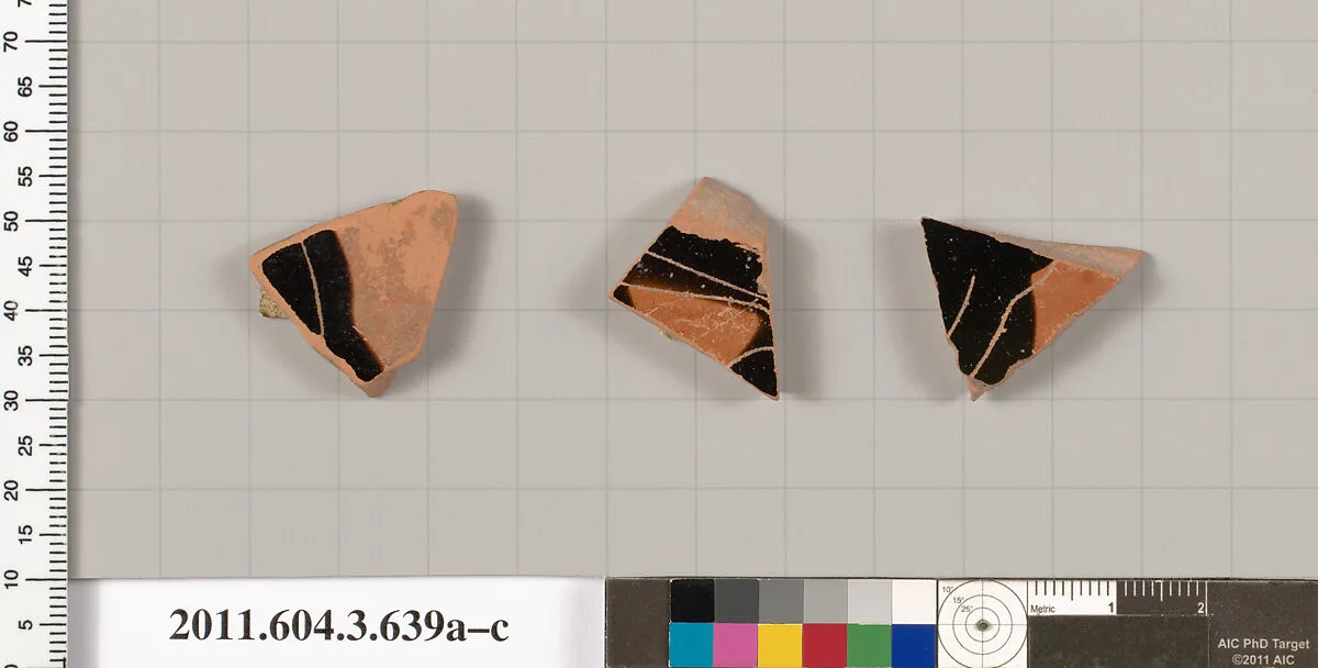 Terracotta fragments of calyx-kraters (bowls for mixing wine and water) or column-kraters (bowls for mixing wine and water) — Unknown