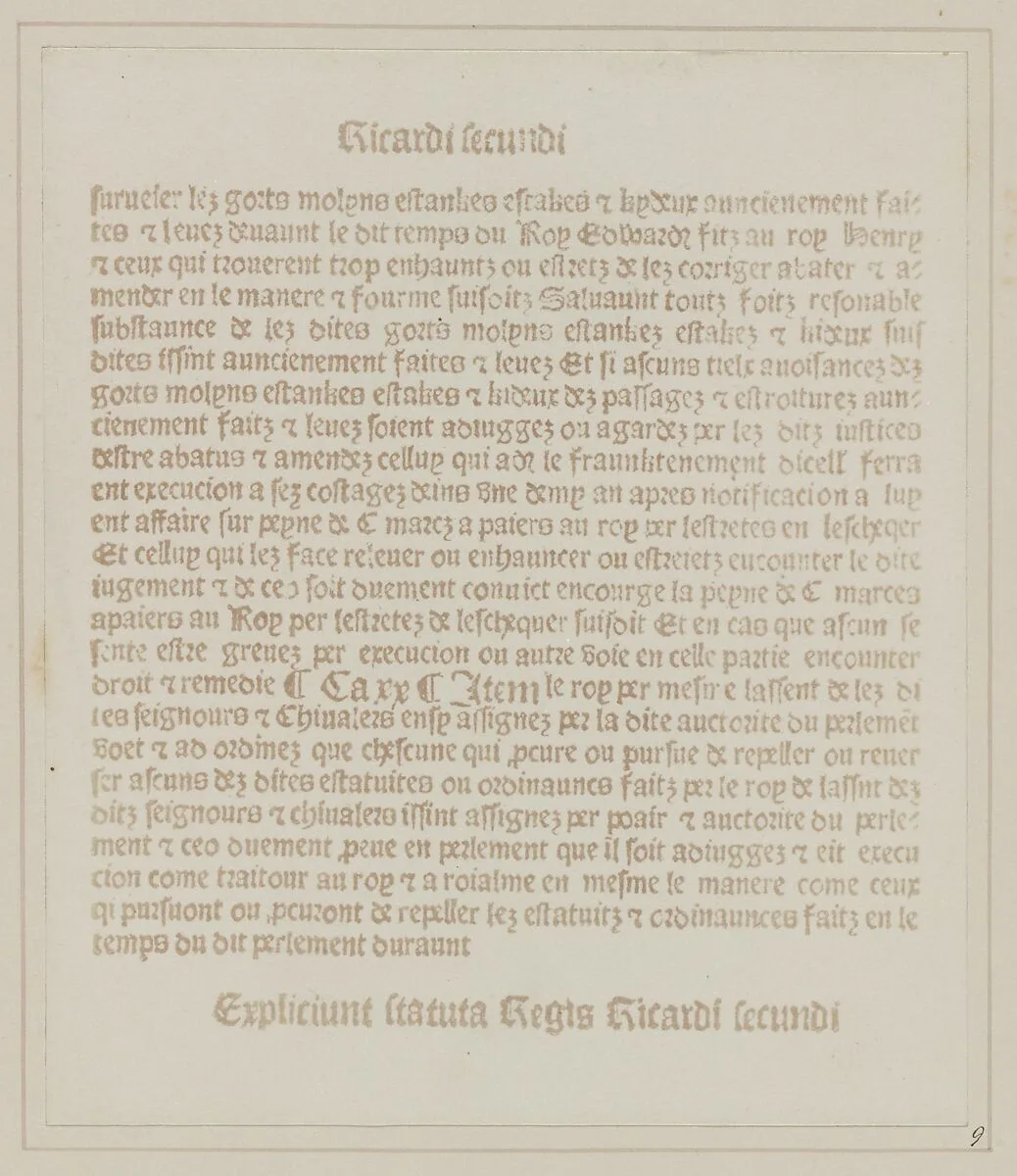 Facsimile of an Old Printed Page — William Henry Fox Talbot