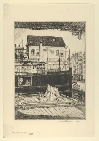 Waterfront, New York (East River) — Albert E. Flanagan