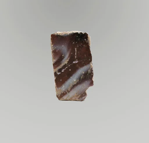 Glass mosaic inlay fragment