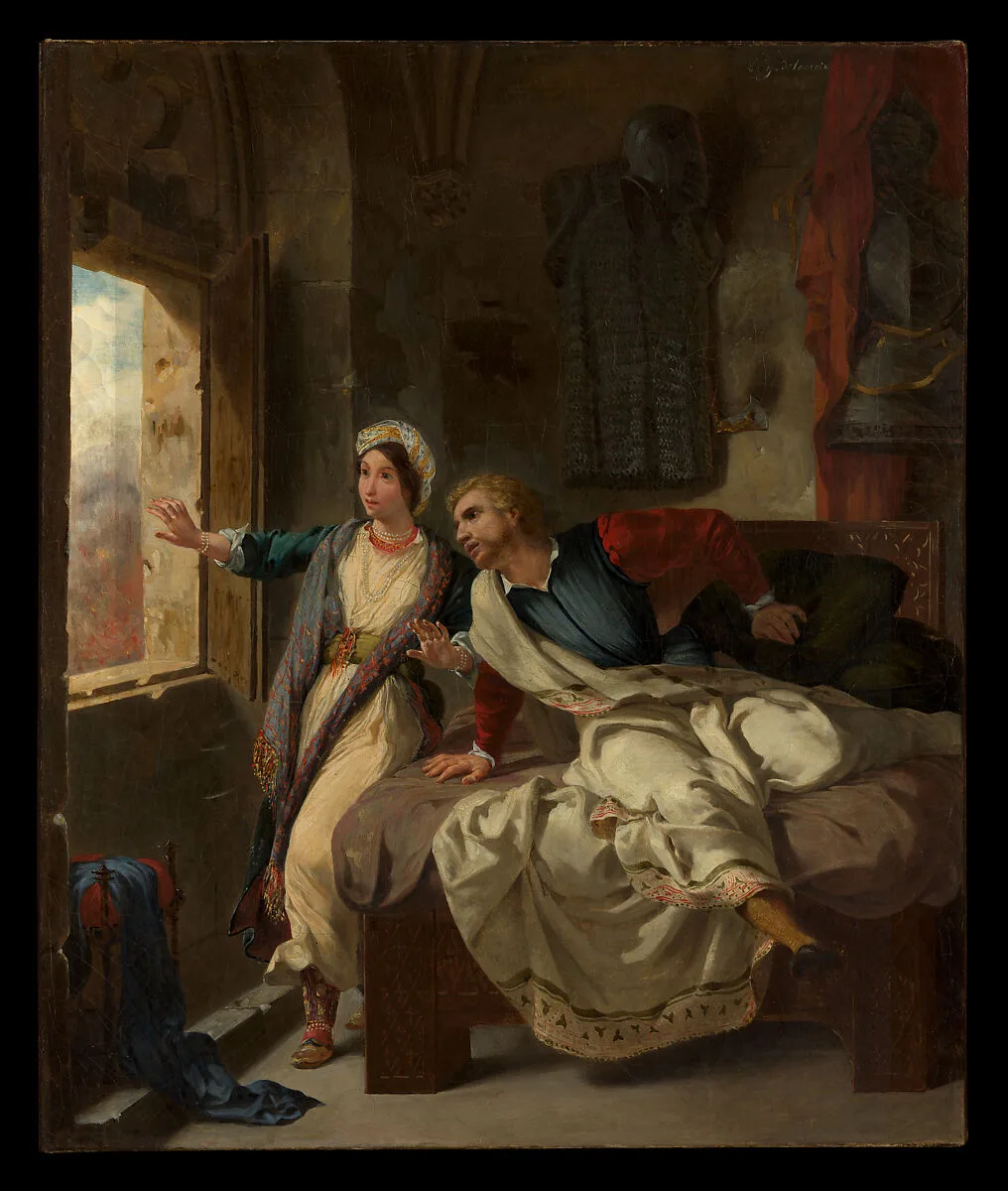 Rebecca and the Wounded Ivanhoe — Eugène Delacroix
