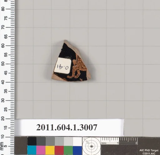 Terracotta fragment of a kylix (drinking cup)