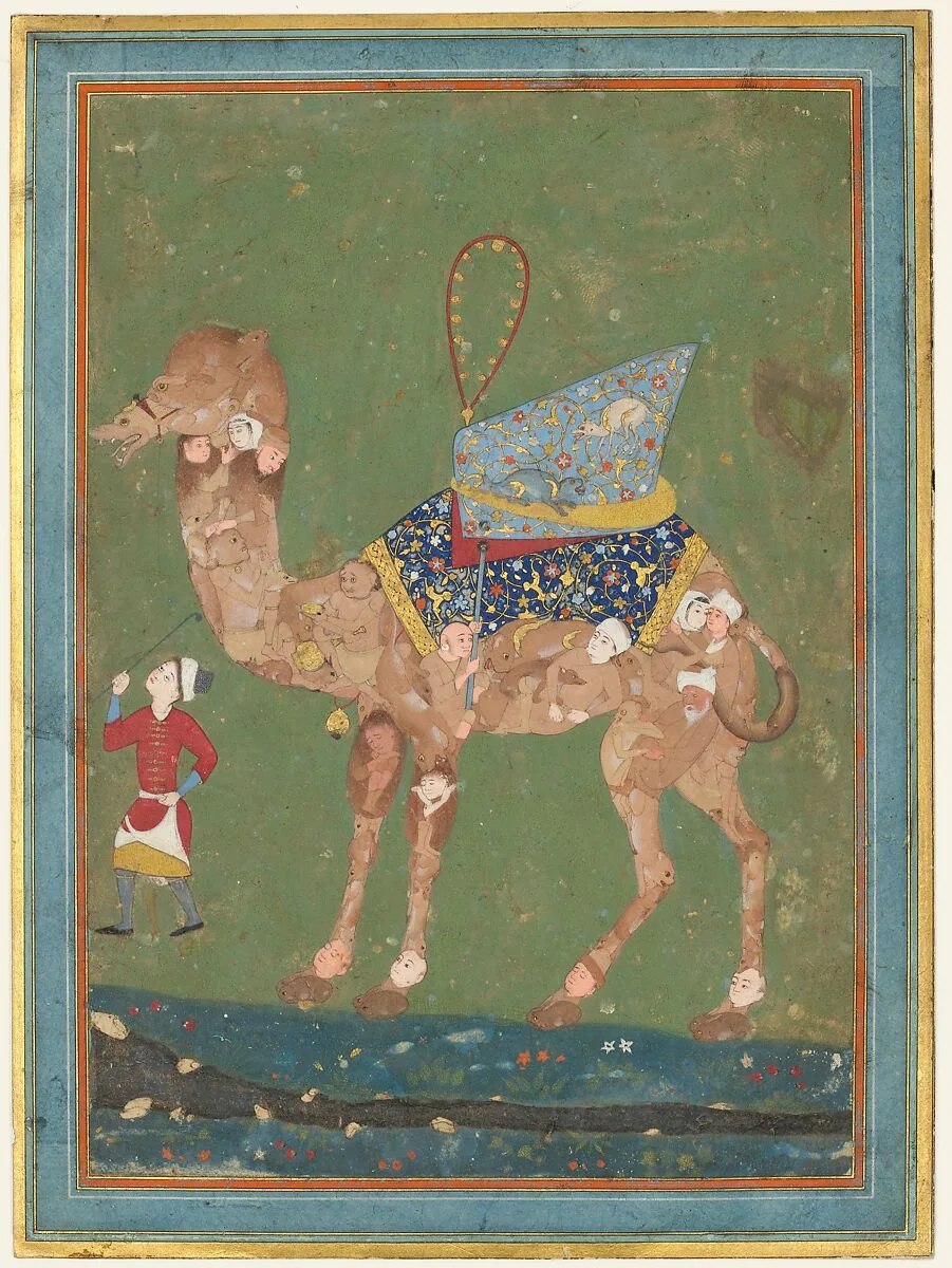 Composite Camel with Attendant — Unknown