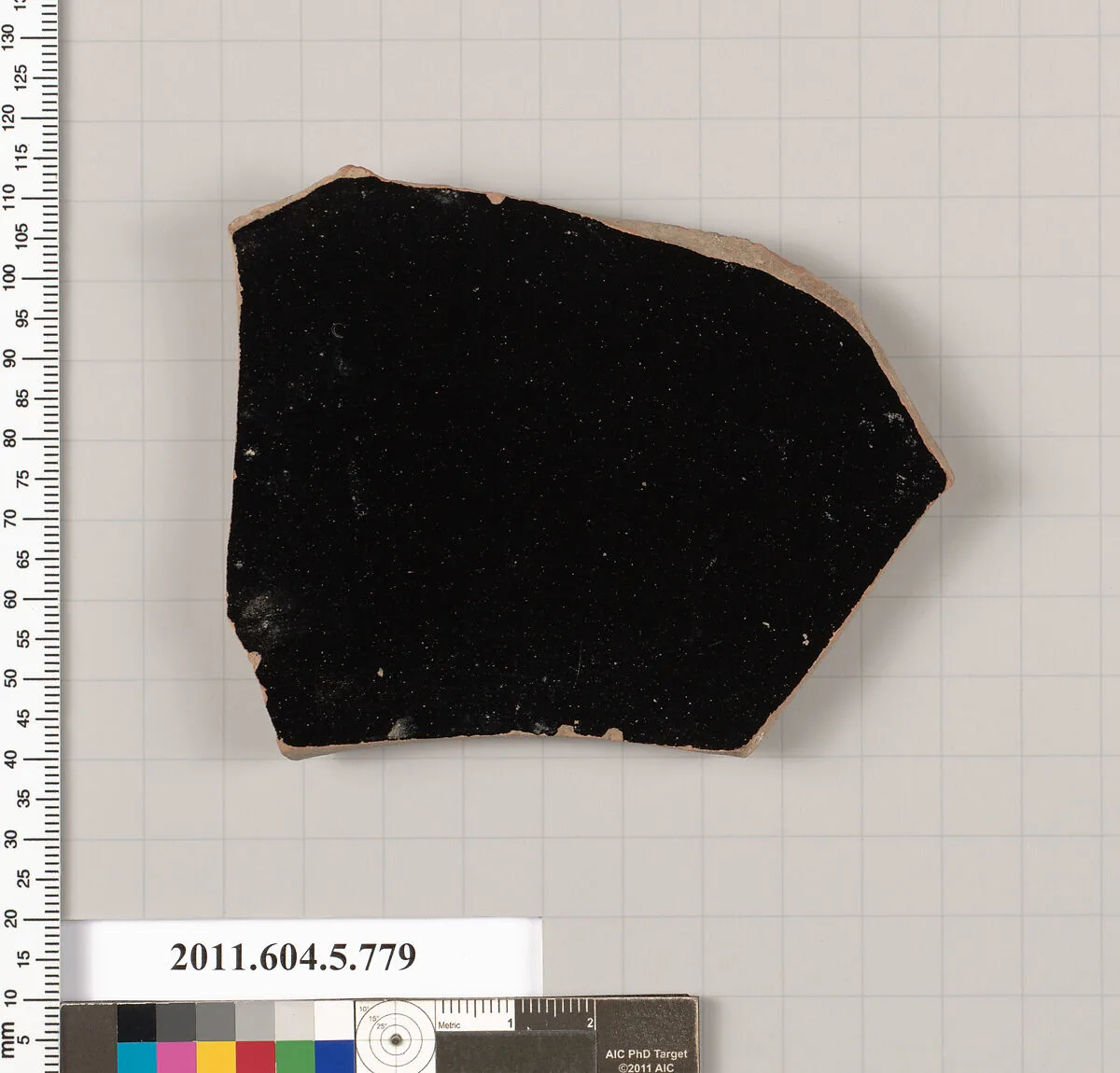 Terracotta fragment of a kylix (drinking cup) — Unknown
