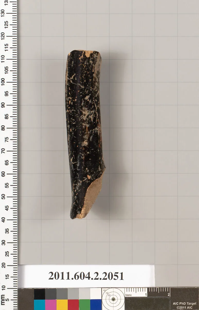 Terracotta fragment of a column-krater (bowl for mixing wine and water)? — Unknown