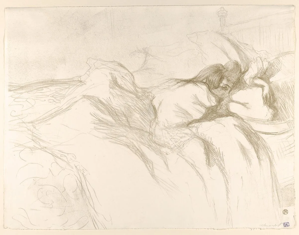 Waking Up, from the series Elles — Gustave Pellet|Henri de Toulouse-Lautrec