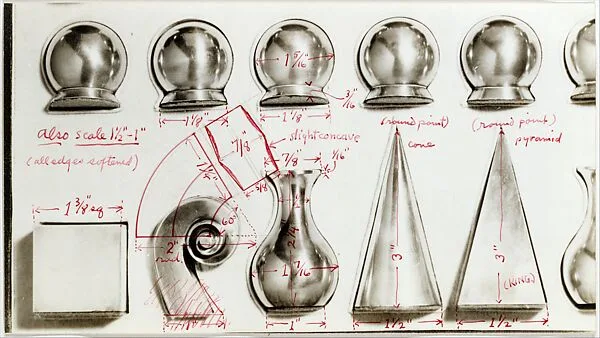 Chess Pieces — Man Ray