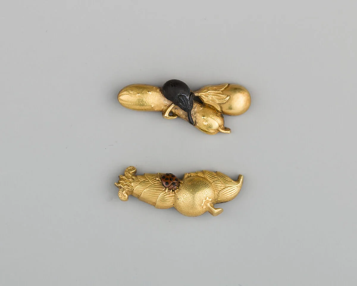 Pair of Sword-Grip Ornaments (Menuki) — Unknown