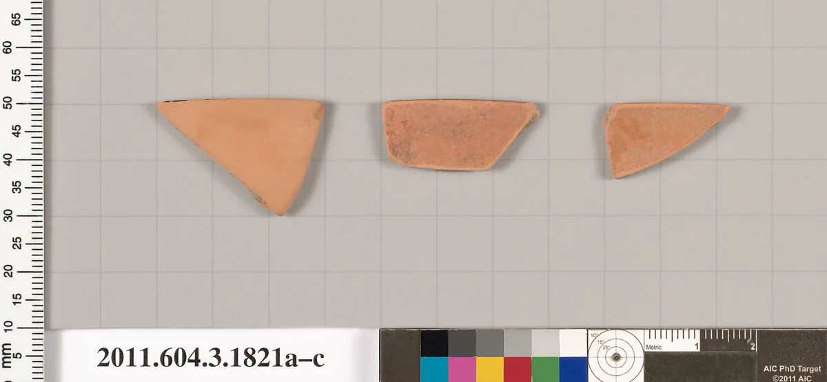 Terracotta rim fragments of kylikes: Lip cup (drinking cup) — Unknown