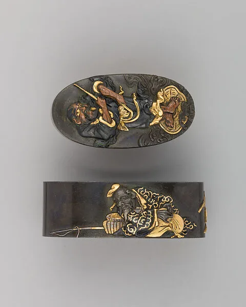 Sowrd-Hilt Collar and Pommel (Fuchigashira) — Unknown