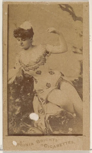 From the Actors and Actresses series (N45, Type 4) for Virginia Brights Cigarettes