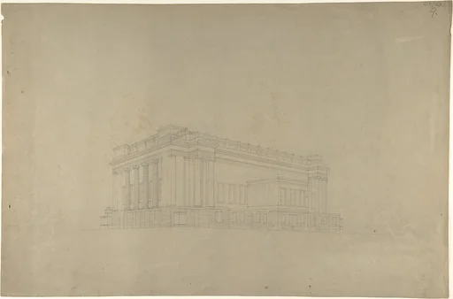 View of a Building in the Ionic Style
