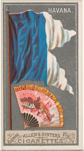 Havana, from the City Flags series (N6) for Allen & Ginter Cigarettes Brands
