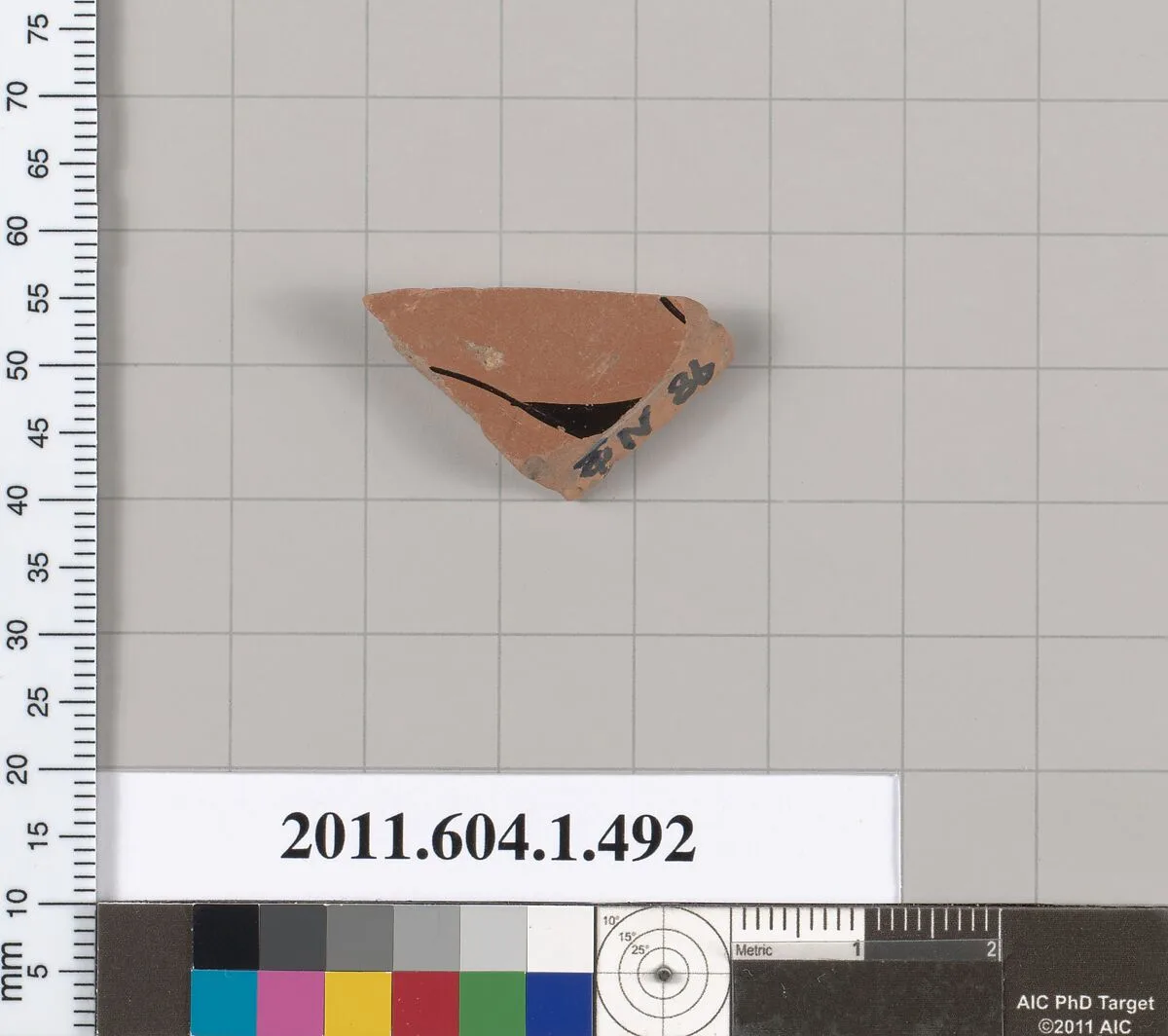 Terracotta fragment of a kylix (drinking cup) — Unknown