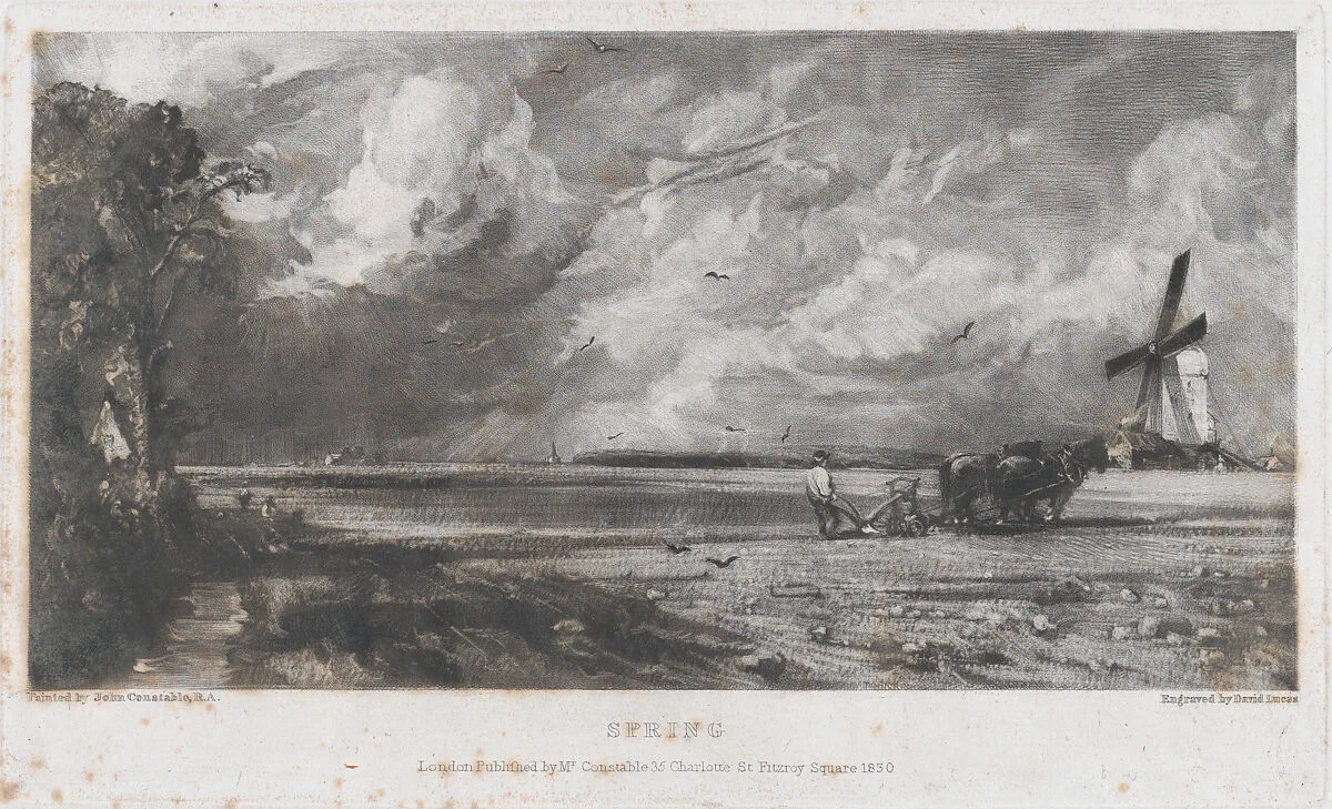 Spring — David Lucas|John Constable