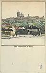 Hradcany in Prague (Der Hradschini in Prag) — Josef Diveky|Wiener Werkstätte
