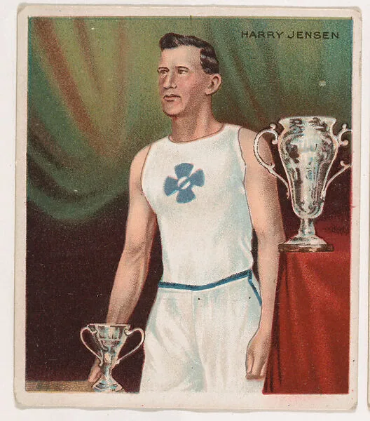 Harry Jensen, Track and Field, from Mecca & Hassan Champion Athlete and Prize Fighter collection, 1910 — Mecca Cigarettes
