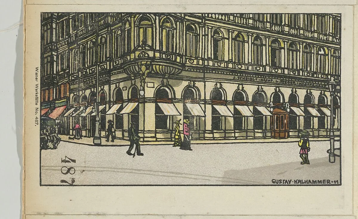 L. Steger, Successor to Café J. Scheidl — Wiener Werkstätte|Gustav Kalhammer