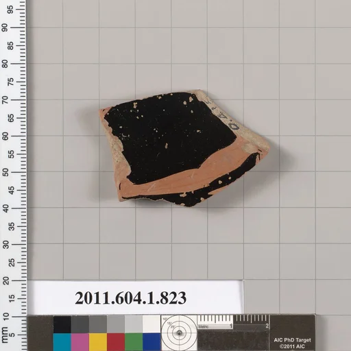 Terracotta fragment of a kylix (drinking cup)