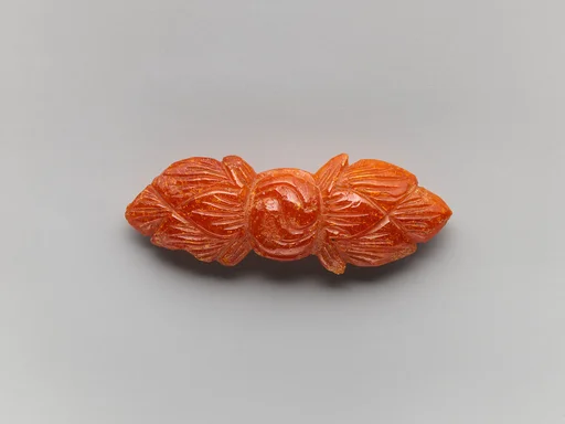遼  琥珀花蕾形墜飾|Bow