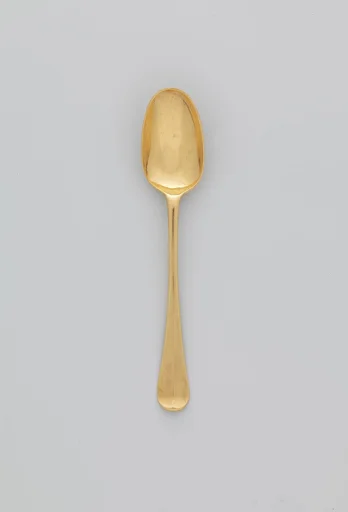 Set of five teaspoons