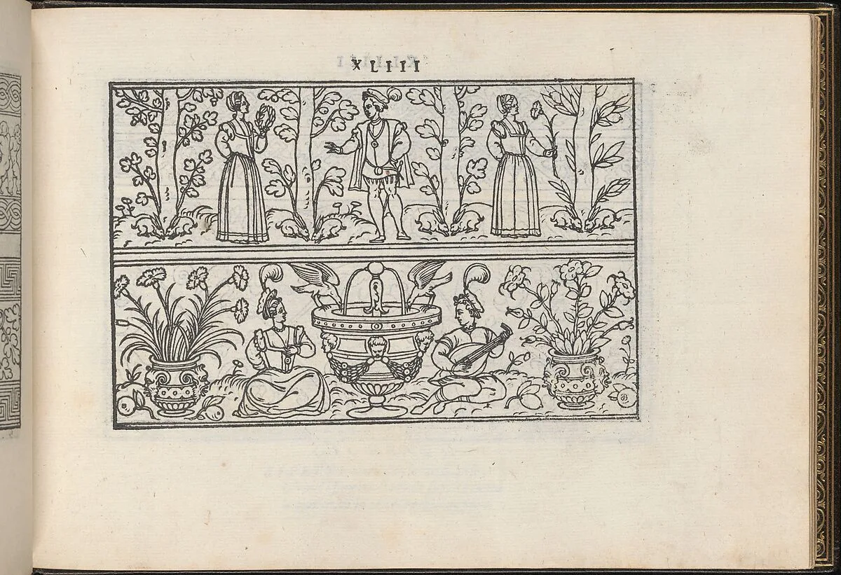 La Vera Perfettione del Disegno di varie sorti di recami, page 22 (recto) — Giovanni Ostaus|Giuseppe Salviati (Giuseppe Porta, called Il Salviati)