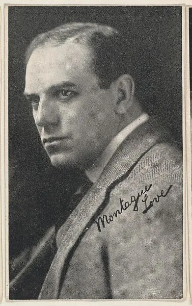 Montague Love, bakery card from the Movie Stars series (D55), issued by the Morehouse Baking Company — Morehouse Baking Company