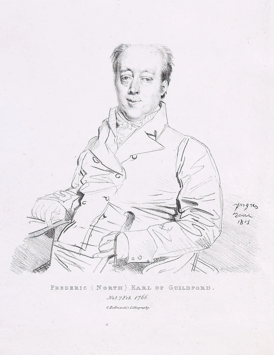 Portrait of Frederick (North), Earl of Guildford — Jean Auguste Dominique Ingres