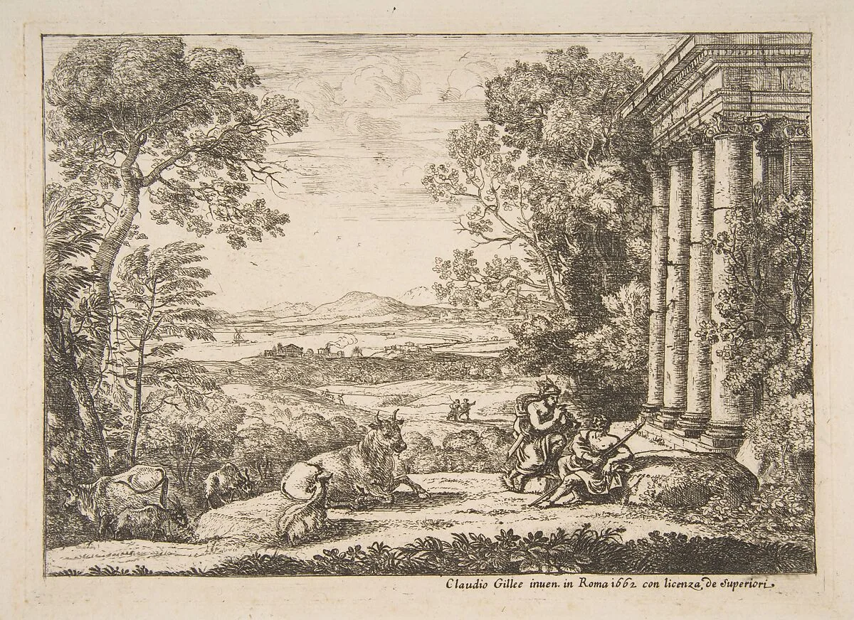 Mercury and Argus — Claude Lorrain (Claude Gellée)