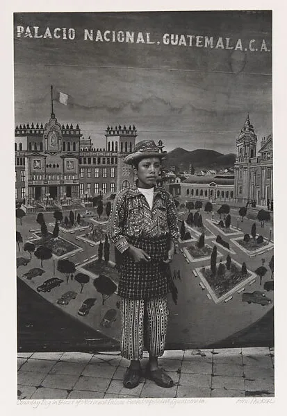 Country Boy in front of National Palace Backdrop, Sololá — Ann Parker