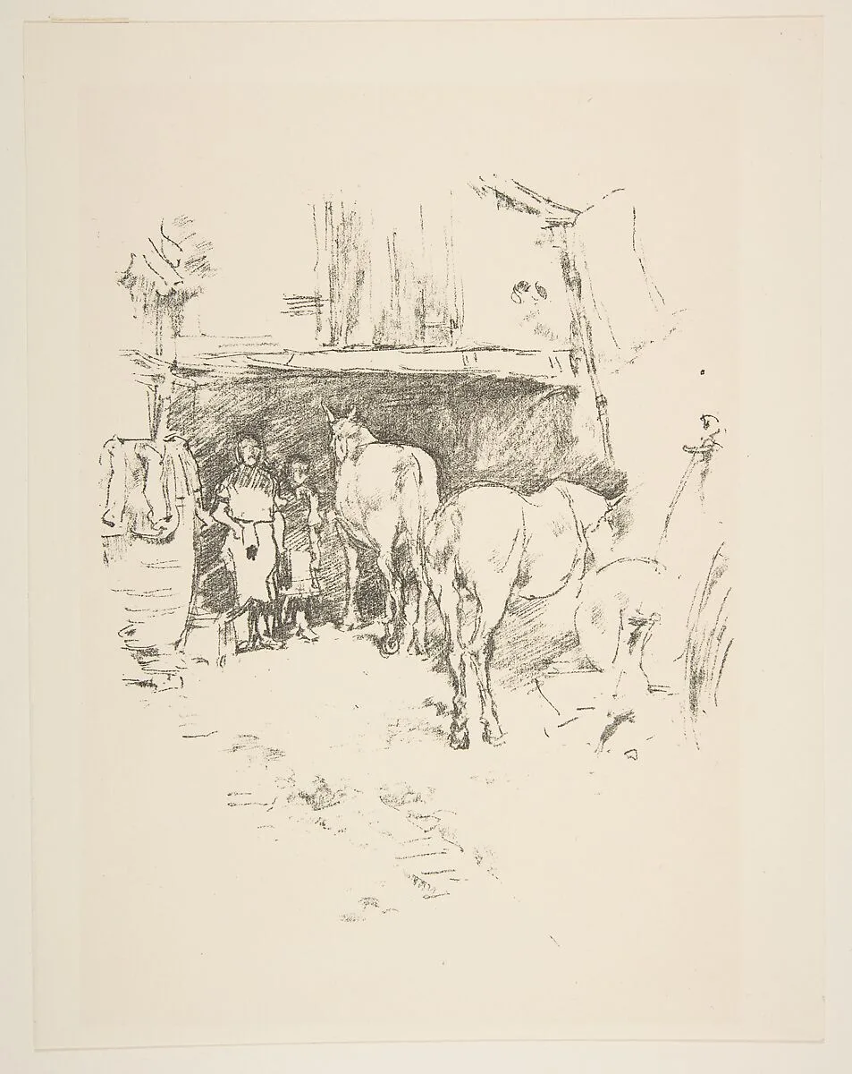 The Smith's Yard, from "The International Studio" — James McNeill Whistler