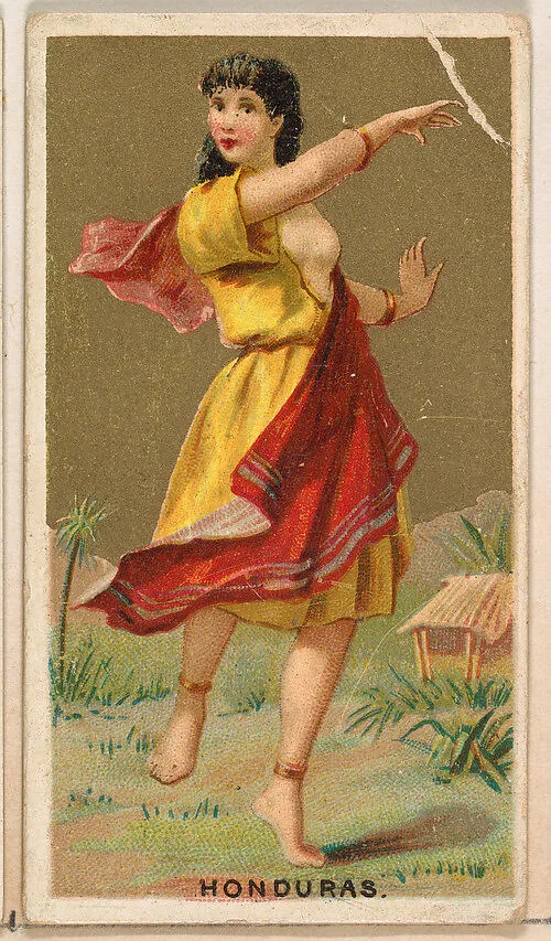 Honduras, from the Dancing Girls of the World series (N185) issued by Wm. S. Kimball & Co. — William S. Kimball & Company