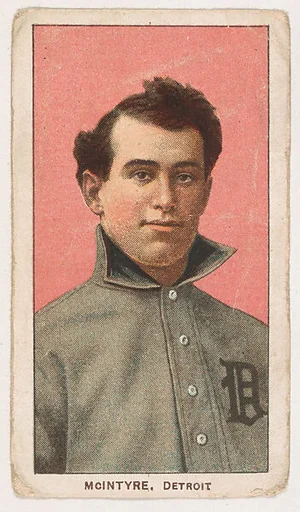 Matty McIntyre, Detroit, from Coupon Cigarettes Baseball Issue, 1910
