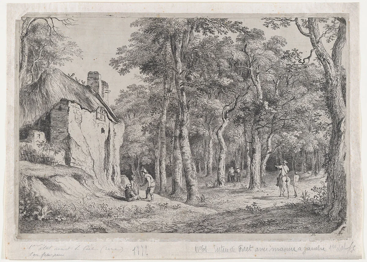 Cottage at the Entrance to a Forest — Jean Jacques de Boissieu