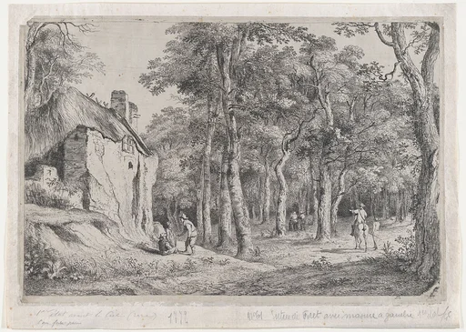Cottage at the Entrance to a Forest