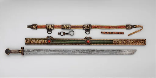 Sword, Scabbard, and Belt Hook
