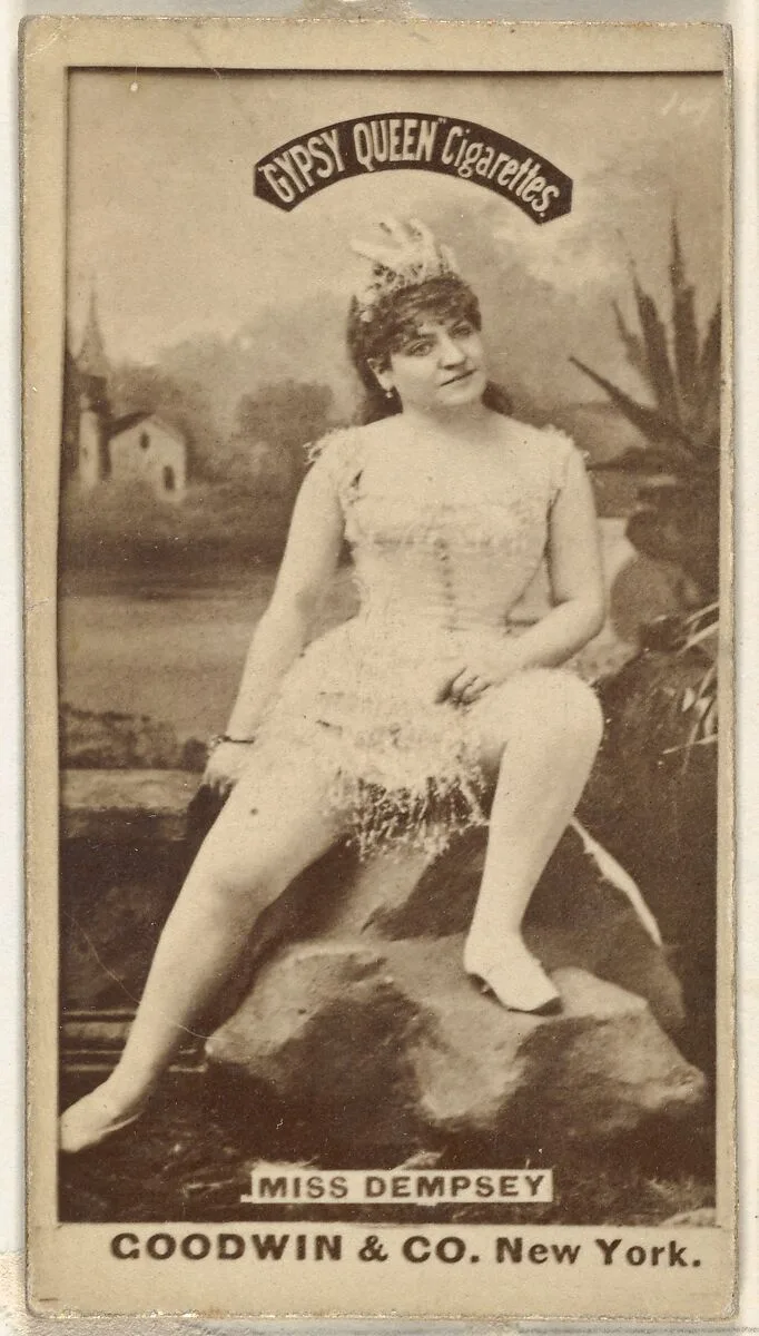 Miss Dempsey, from the Actors and Actresses series (N171) for Gypsy Queen Cigarettes — Goodwin & Company