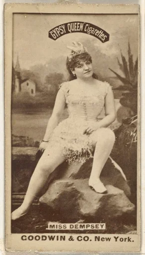 Miss Dempsey, from the Actors and Actresses series (N171) for Gypsy Queen Cigarettes