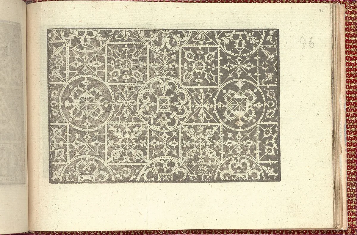 Corona delle Nobili et Virtuose Donne: Libro I-IV, page 96 (recto) — Cesare Vecellio