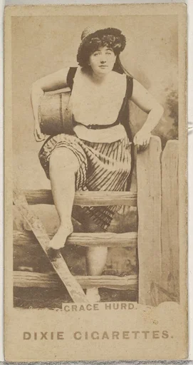 Grace Hurd, from the Actors and Actresses series (N45, Type 7) for Dixie Cigarettes