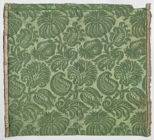Green Silk Damask
