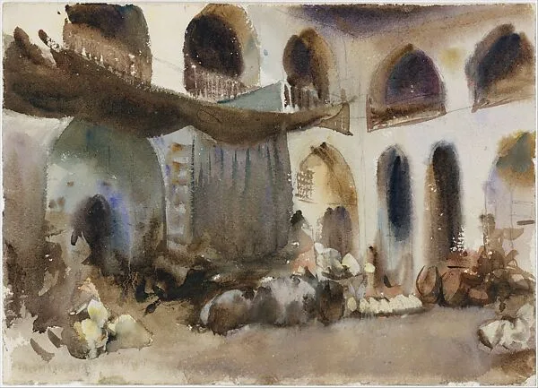 Market Place — John Singer Sargent
