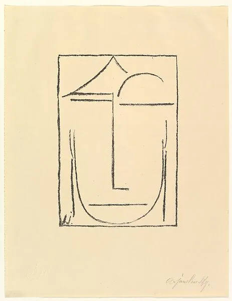 Head (Kopf) — Alexej von Jawlensky