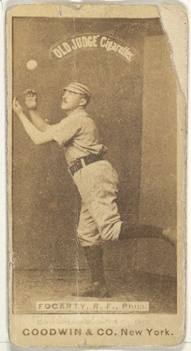 James G. Fogarty, Right Field, Philadelphia, from the Old Judge series (N172) for Old Judge Cigarettes — Goodwin & Company