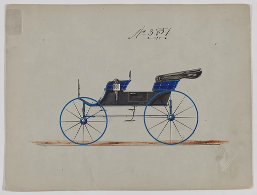 Design for 2 seat Phaeton, no. 3851
