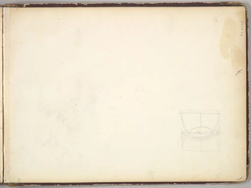 Geometrical Figure (in Sketch Book With Drawings on Twenty-six Leaves)