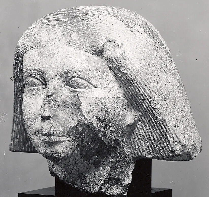 Head of a statue — Unknown