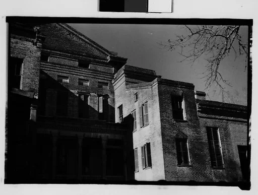 [Ruin Detail of Belle Grove Plantation House, White Castle, Louisiana]