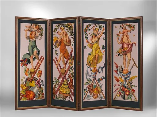 "The Gardens" Folding Screen