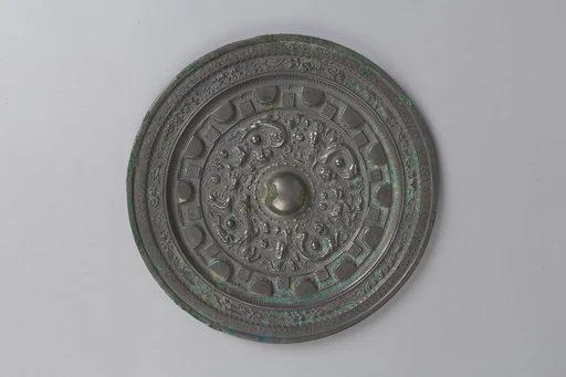 東漢至六朝  僊人瑞獣紋銅鏡|Mirror with deities and mythical creatures